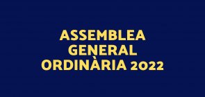 Convocatòria Assemblea General Ordinària 2022